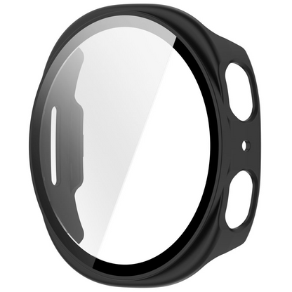 Custodia Tech-Protect Defense per Samsung Galaxy Watch9 / Watch8 40mm, Set 2 pezzi, Nera / Trasparente