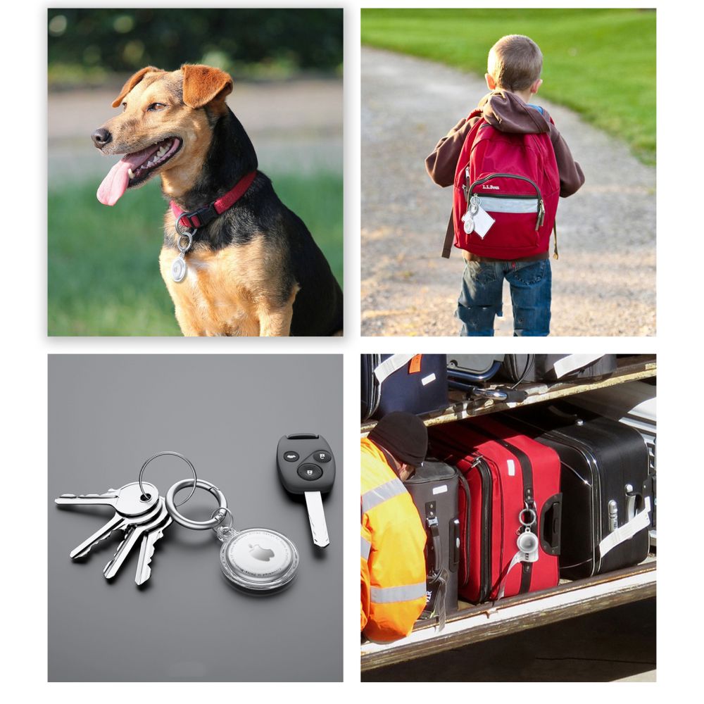 Custodia Tech-Protect Icon per Apple AirTag, Trasparente