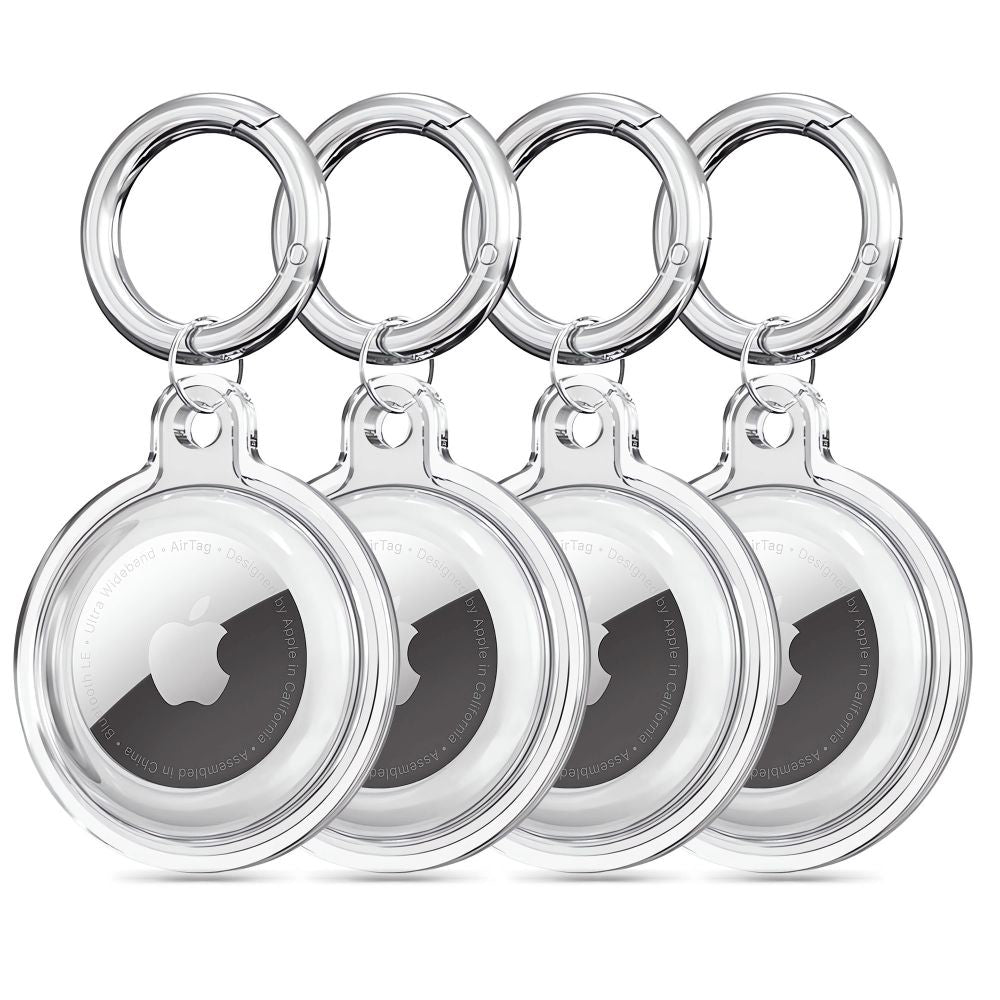 Custodia Techsuit CT15 per Apple AirTag, Trasparente