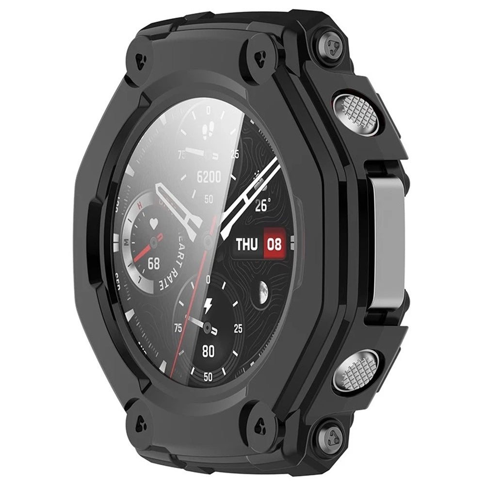 Custodia Techsuit Defense360 Pro per Amazfit T-Rex 3, Nera