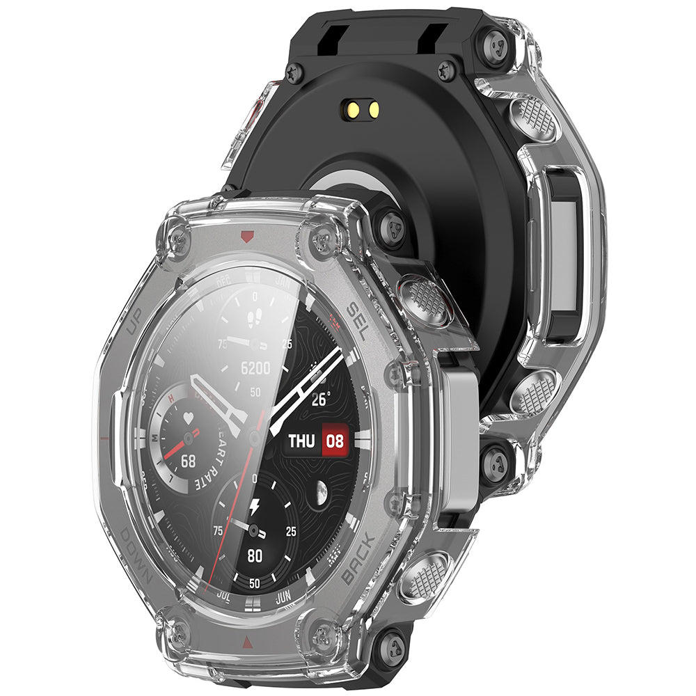 Custodia Techsuit Defense360 Pro per Amazfit T-Rex 3, Trasparente