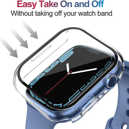 Custodia Techsuit Defense360 Pro per Apple Watch 7 41mm Series, Trasparente