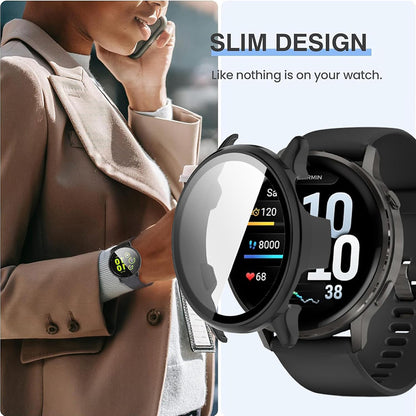 Custodia Techsuit Defense360 Pro per Garmin Venu 4 41mm, Blu Navy