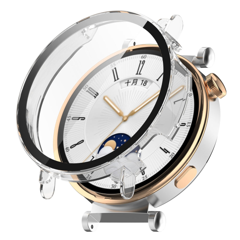 Custodia Techsuit Defense360 Pro per Huawei Watch GT 4 41mm, Trasparente