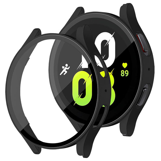 Custodia Techsuit Defense360 Pro per Samsung Galaxy Watch5 / Watch4 Serie 44mm, Nera