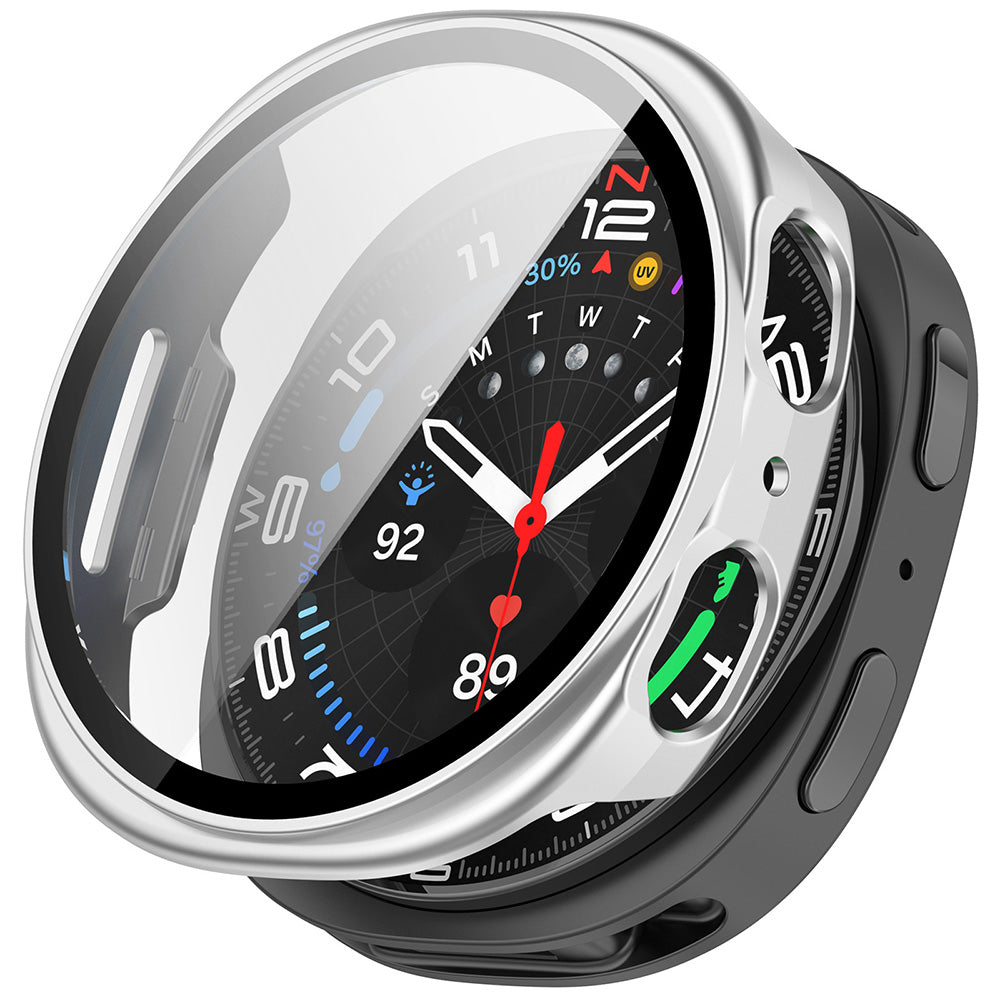 Custodia Techsuit Defense360 Pro per Samsung Galaxy Watch9 / Watch8 44mm, Argento