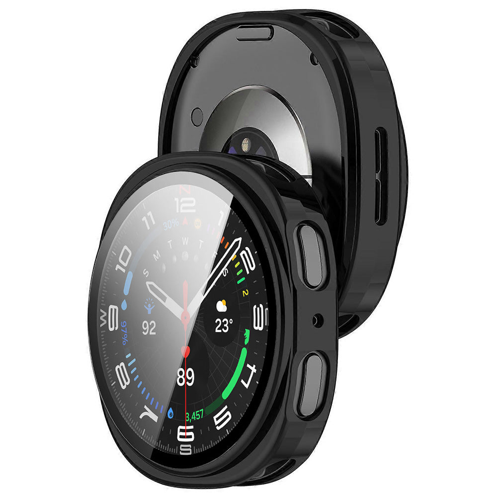 Custodia Techsuit Defense360 Pro per Samsung Galaxy Watch9 / Watch8 44mm, Nera Opaca