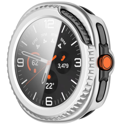 Custodia Techsuit Defense360 Pro per Samsung Galaxy Watch8 Classic, Argento