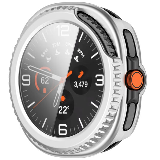 Custodia Techsuit Defense360 Pro per Samsung Galaxy Watch8 Classic, Argento