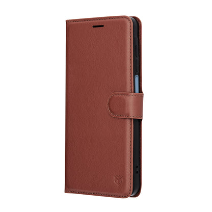 Custodia per Samsung Galaxy A07 4G A075, Techsuit, Leather Folio, Marrone