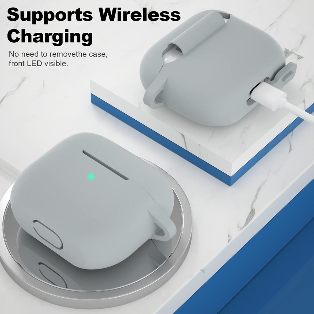 Custodia Techsuit Silicone per Apple AirPods 3, Viola