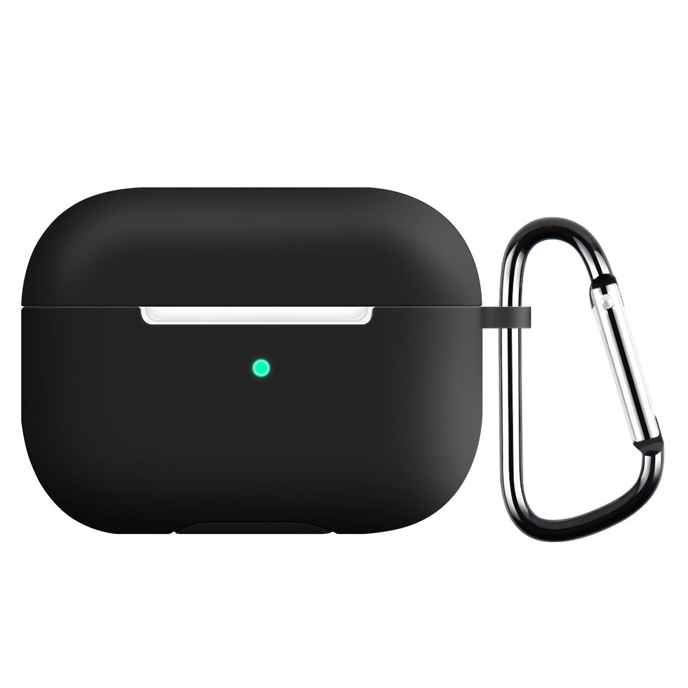Custodia Techsuit Silicone per Apple AirPods 3, Nera