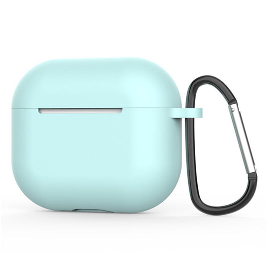 Custodia Techsuit Silicone per Apple AirPods 4, Turchese Chiaro