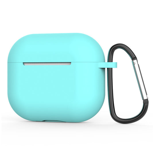 Custodia Techsuit Silicone per Apple AirPods 4, Turchese Scuro
