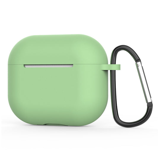 Custodia Techsuit Silicone per Apple AirPods 4, Verde Chiaro