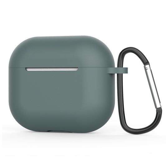 Custodia Techsuit Silicone per Apple AirPods 4, Verde Scuro