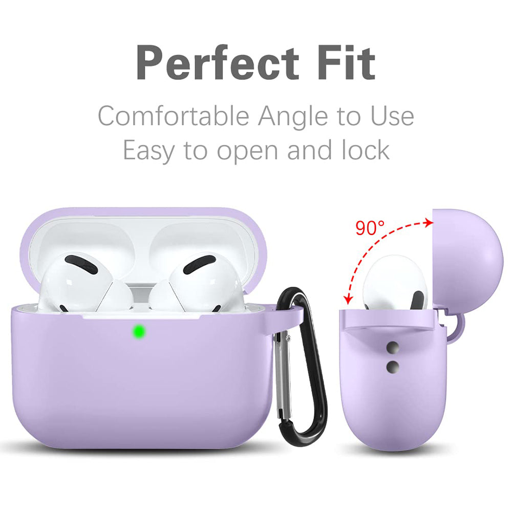 Custodia Techsuit Silicone per Apple AirPods Pro Series, Viola