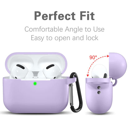 Custodia Techsuit Silicone per Apple AirPods Pro Series, Viola