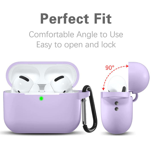 Custodia Techsuit Silicone per Apple AirPods Pro Series, Viola