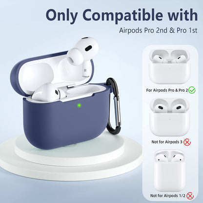 Custodia Techsuit Silicone per Apple AirPods Pro Series, Verde Scuro