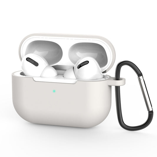 Custodia Techsuit Silicone Case per Apple AirPods Pro 3, Grigio Chiaro