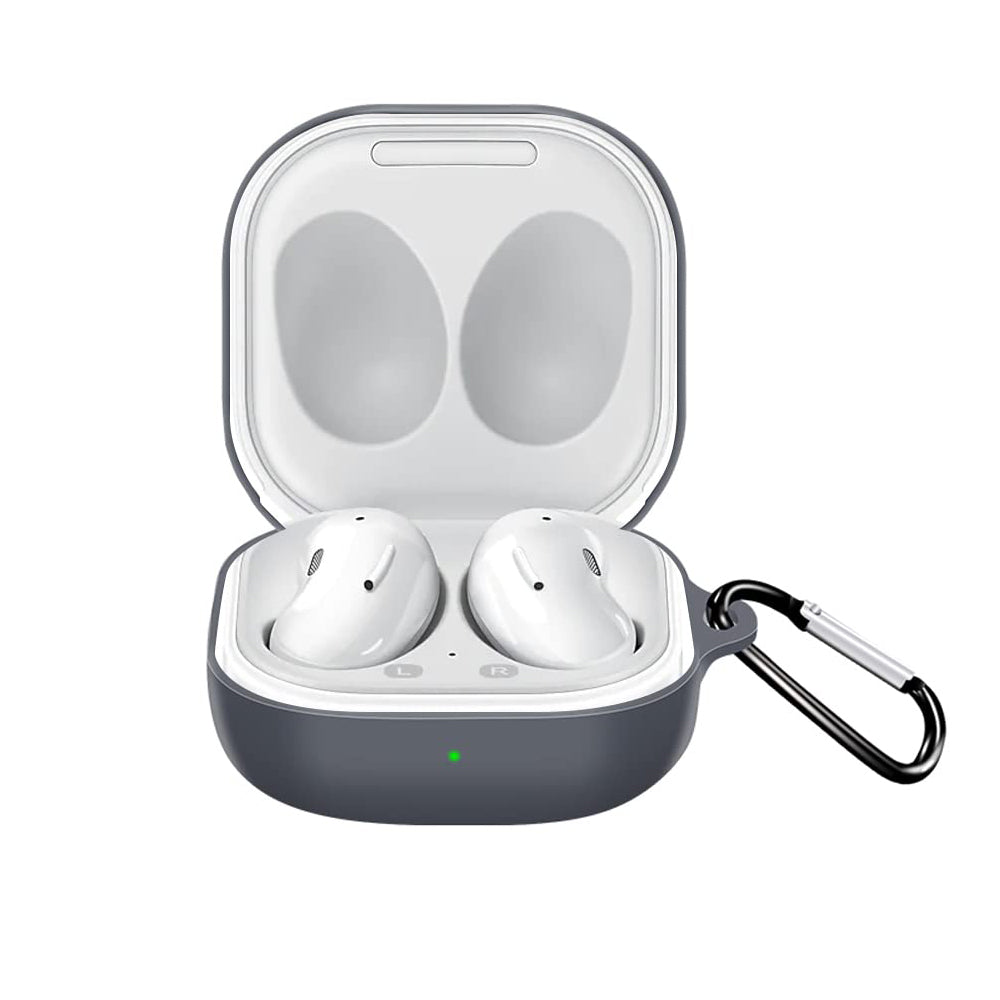 Custodia Techsuit Silicone per Samsung Galaxy Buds FE / Buds2 Pro / Buds2 / Buds Pro / Buds Live, Nera