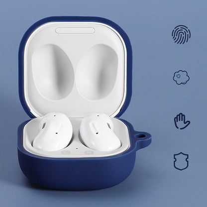 Custodia Techsuit Silicone per Samsung Galaxy Buds FE / Buds2 Pro / Buds2 / Buds Pro / Buds Live, Nera