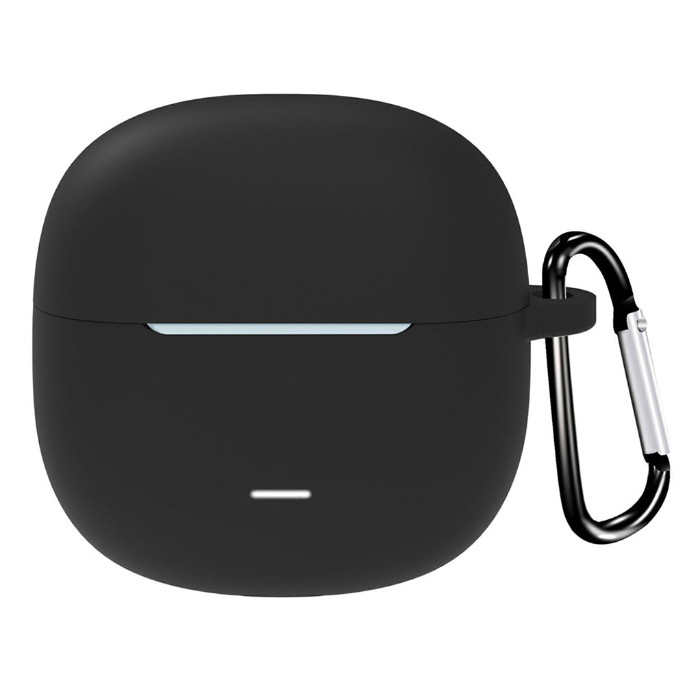 Custodia Techsuit Silicone per Xiaomi Redmi Buds 6 Lite, Nera