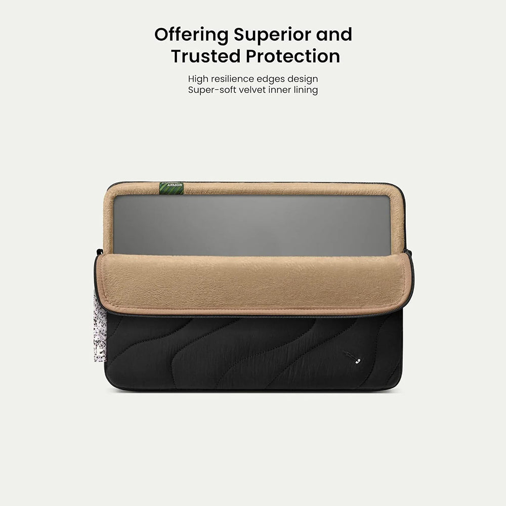 Custodia Tomtoc Terra per Laptop da 14 pollici, Nera