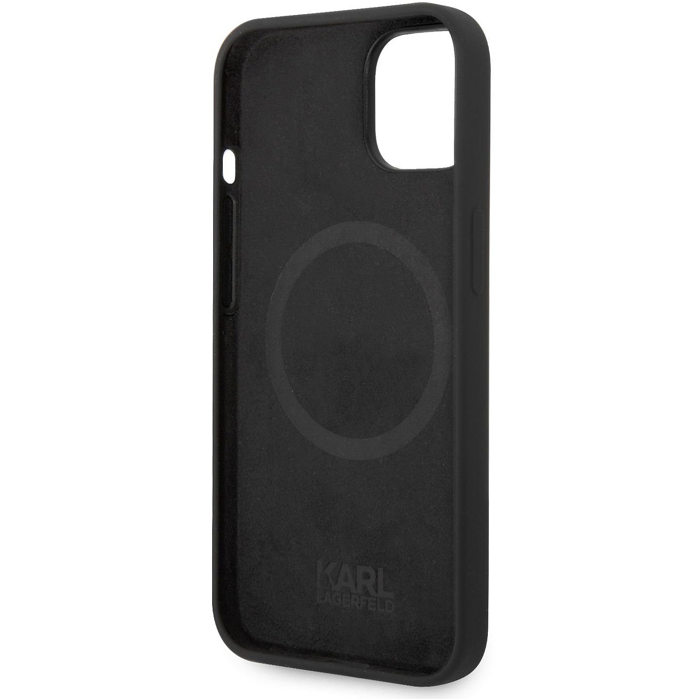Custodia MagSafe per Apple iPhone 14 Plus, Karl Lagerfeld, Liquid Silicone Karl Head, Nera