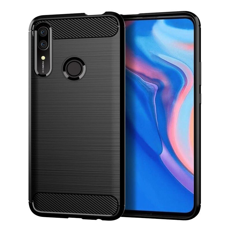 Custodia per Huawei P Smart Z, OEM, Carbonio, Nera