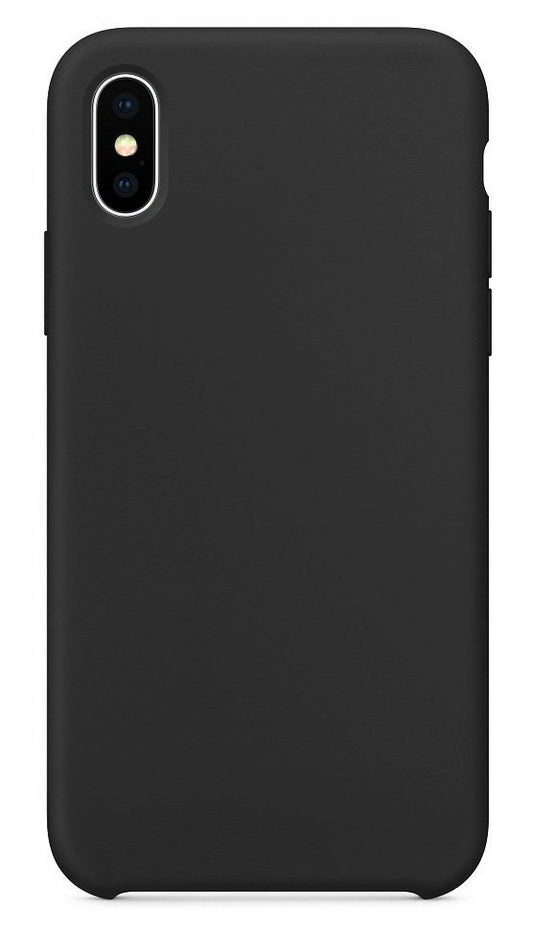 Custodia per Apple iPhone XS / X, OEM, Pure Silicone, Nera