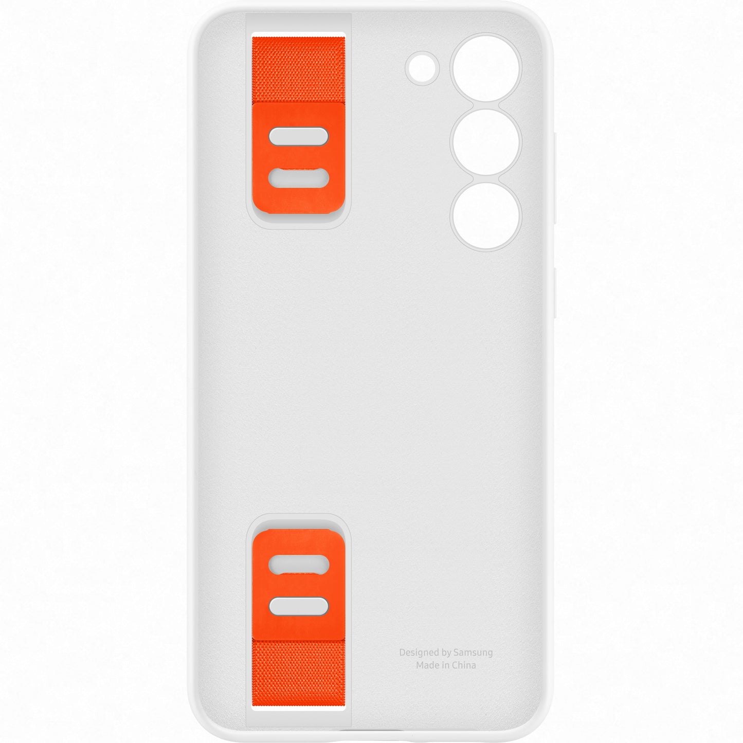 Custodia per Samsung Galaxy S23+ S916, impugnatura in silicone, bianco EF-GS916TWEGWWW