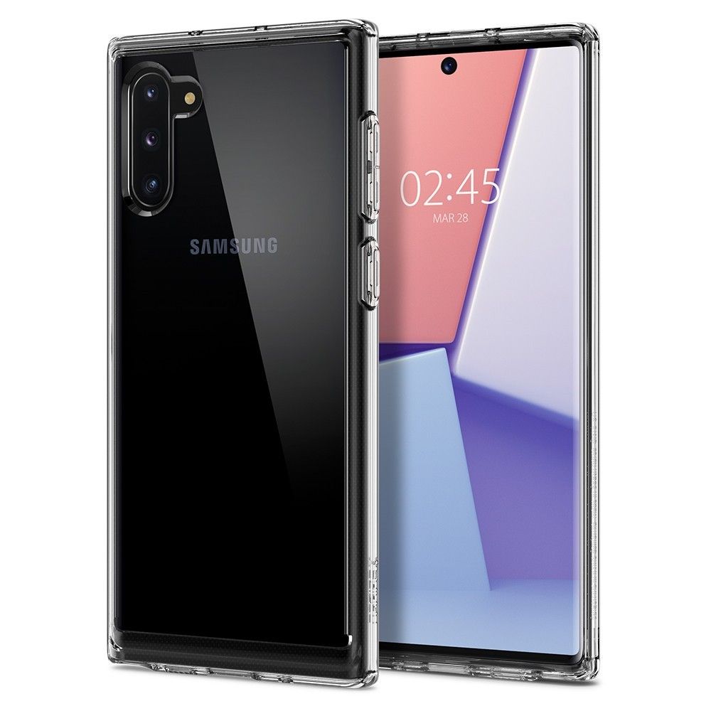 Custodia per Samsung Galaxy Note 10 5G N971 / Note10 N970, Spigen, Crystal Hybrid, Trasparente 628CS27409