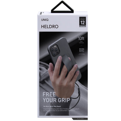 Custodia per Apple iPhone 12 Pro Max, UNIQ, Hybrid Heldro, Grigio