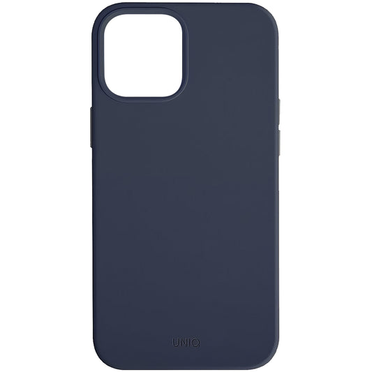 Custodia per Apple iPhone 12 mini, UNIQ, Lino, blu navy