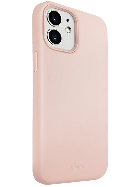 Custodia per Apple iPhone 12 mini, UNIQ, Lino, Rosa