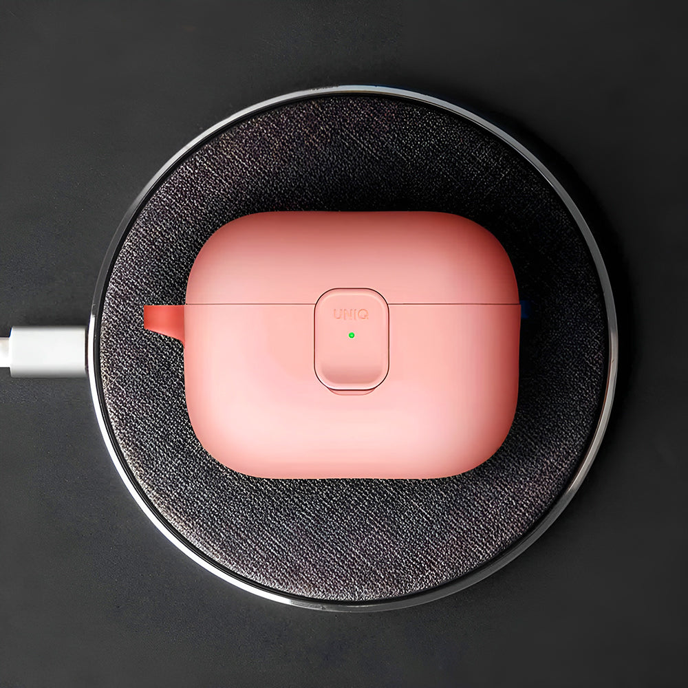 Custodia UNIQ Clyde per Apple AirPods 4, Blu Nero