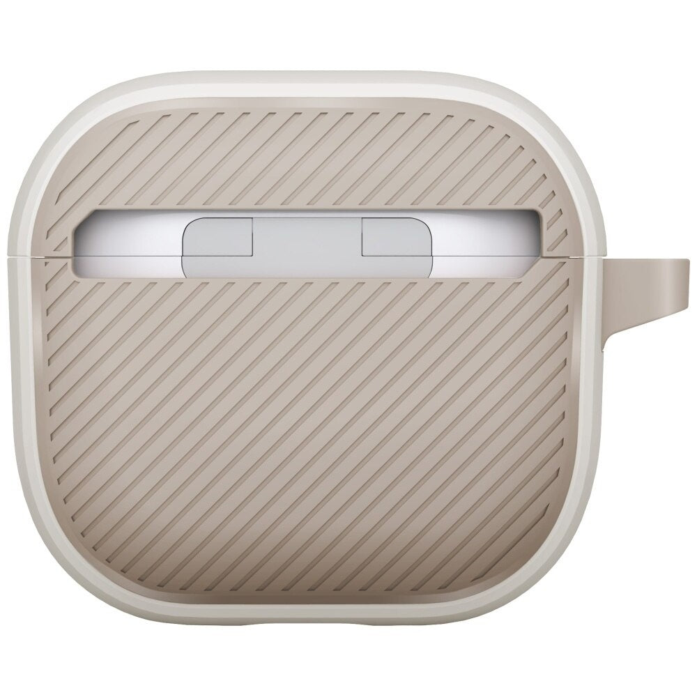 Custodia UNIQ Clyde per Apple AirPods 4, Grigio Beige