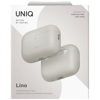 Custodia UNIQ Lino per Apple AirPods Pro 3, Beige