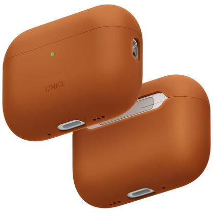 Custodia UNIQ Lino per Apple AirPods Pro 3, Arancione