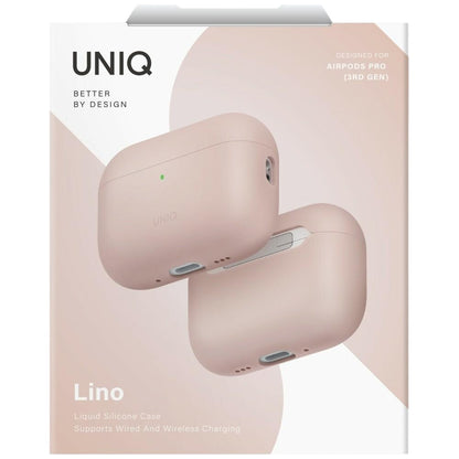 Custodia UNIQ Lino per Apple AirPods Pro 3, Rosa