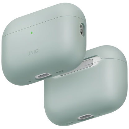 Custodia UNIQ Lino per Apple AirPods Pro 3, Verde Menta