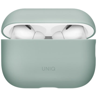 Custodia UNIQ Lino per Apple AirPods Pro 3, Verde Menta
