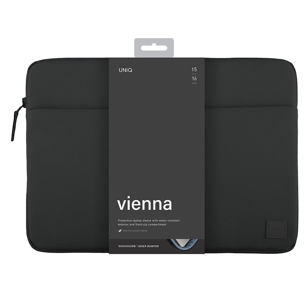 Custodia UNIQ Vienna per Laptop max. 16 pollici, Nera