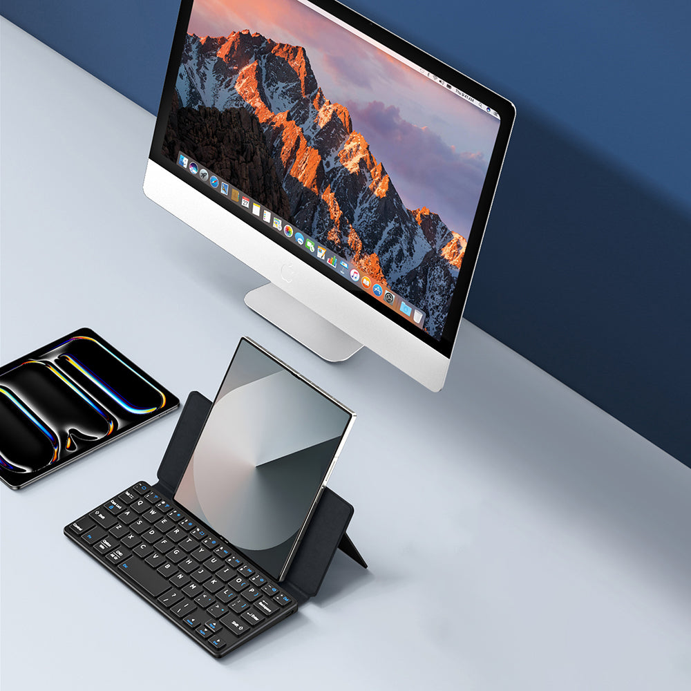 Custodia Universale con Tastiera Bluetooth per Telefono, DUX DUCIS, Nera