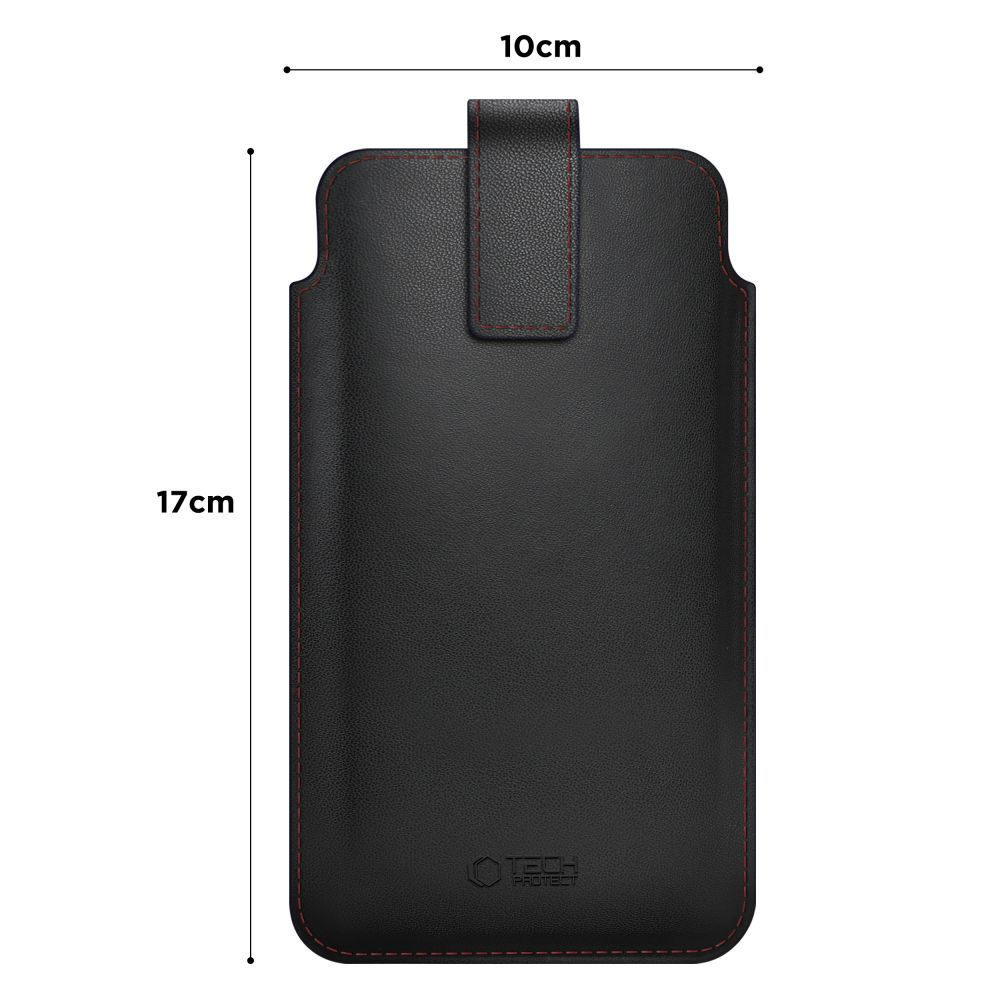 Universal Phone Case, Tech-Protect, SM65, Black Red