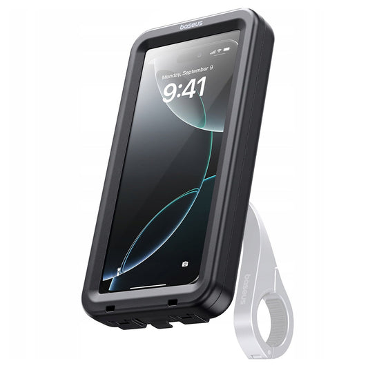 Universal Waterproof Case Compatible with Magnetic Bicycle Mount, Baseus, PrimeTrip VB1, Black C0013D01