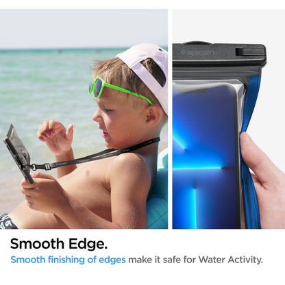 Custodia Universale Waterproof per Telefono 3.5inch - 7inch, Spigen, A601, Nera AMP04525