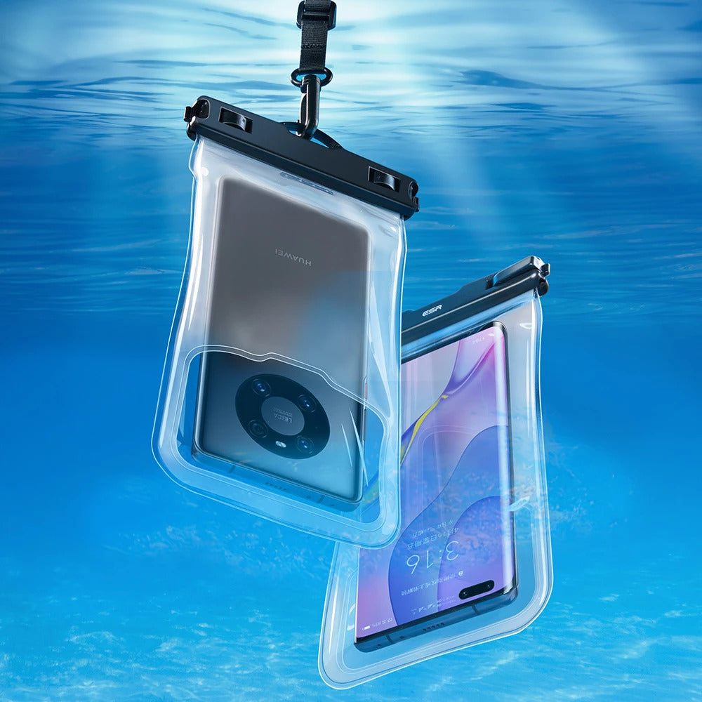 Custodia Universale Waterproof per Telefono max. 6.5inch, ESR, Nera
